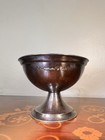 Vintage Fairmont Hotel Silver Plate Metal Footed Bowl