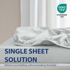Full Fitted Sheet Only - 14  Deep Pocket Microfiber Sheet  Double Brushed Ult   