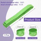 3 3ft 20mm Dia 1 8 1 Heat Shrink Tubing For Fishing Rods  Green