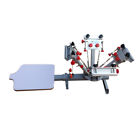 Micro Registration 4 Color 1 Station Diy T-shirt Screen Printing Press Machine