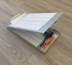 Aluminum Clipboard With Storage 9-1 4  X 14  Letter Size  Brand New High Quality