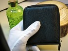 Genuine Leather Zip Wallet Bifold With Id Window Card Holder Unisex Purse Black