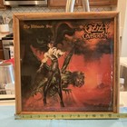 1986 Ozzy Osbourne Carnival Glass The Ultimate Sin 12x12 Framed Read Description