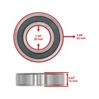 Rear Wheel Ball Bearings Seals Kit For Yamaha Rhino 660 Yxr660 4wd 2005-2007