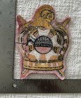 Vtg Masonic Knights Templar Demolay International Crown Patch 4 x 6  Free Mason