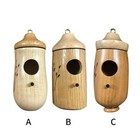 Hummingbird House Wooden Hand Craft Outdoor Garden Patio Hanging Decoration Hot