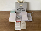 Vivienne Westwood Heart Shape Electronic Gas Lighter Orb Logo Clear Silver New
