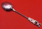 Vintage 800 Sterling Silver Demitasse Coffee Spoon 4  Egyptian God Winged Figure