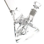 10 Inch Heavy Glass Bong Water Pipe Smoking Bong Beaker   14mm Bowl Hookah Usa