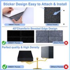 18 Pack Black Acoustic Panels 12 x12 x 0 4 sound Absorbing Soundproof Wall Panel