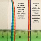 4 mm Width Ribbed Polyester Rainbow Stripe Ribbon  style  1  - Sold By The Yard