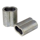 Zinc Plated Copper Sleeves Clip Crimps For Cable Snare Wire Swage Line 
