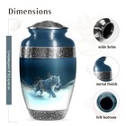 White Tiger Urns For Human Ashes Adult Mom  Cremation Urn  10 Inch 