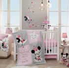 Disney Baby Minnie Mouse Pink gray Celestial Wall Decals By Lambs   Ivy
