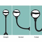 Bike Handlebar Mirror 2 Pack - Rotatable And Adjustable Wide Angle Rear View Us