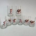 Arbys Bc Ice Age Collector Series Glasses John Hart Comic Vintage 1981 Lot Of 8
