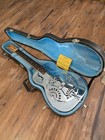 1981 Dobro Model 33s Square Neck Resonator Guitar Brass Great Shape W ohsc