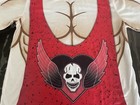 Wwe Bret    the Hitman    Hart Men   s Buff Costume T-shirt  White pink  Size M