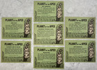 Planet Of The Apes 1967 Topps Vintage Trading Cards - Lot Of 7 Cards Green Back