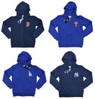Mlb Baseball Youth Boys Full Zip Hoodie Sweatshirt W pockets Nwt Pick Size team