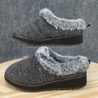 Bobs Skechers Keepsakes Ice Angel Clog Slipper Womens 7 5 Casual Faux Fur Gray