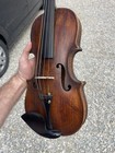 Antique Hopf Violin For Restoration Late 1800   s Rare Read