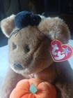 Ty Large Plush Beanie Buddy Hocus The Halloween Bear 14  Mwmt Stuffed Animal Toy