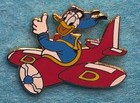 Donald Duck - Flying An Airplane Disney Pin 6089 Walt Disney Travel Company 2001