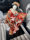 Traditional Vintage Japanese Geisha Doll Kimono   Handcrafted  