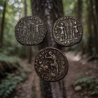 Lot Of 3 Genuine Ancient Roman Coins - Constantine Era 307-350 Ad - C00049
