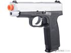 Cybergun Kahr Arms Licensed Tp45 Full Size Airsoft Spring Pistol Silver