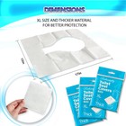 80 Pcs Extra Thick And Large Paper Toilet Seat Cover Travel Disposable Flushable