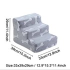 Dog Stairs For Small Dogs Foam Pet Steps Non Slip Ramp Sofa Bed Ladder