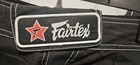 Fairtex Boxing Muay Thai Shorts Xs Black Red White Adult Unisex