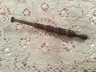 Vintage Maltese Hand Carved Wood Lace Bobbin Thin Wooden Bobbin From Malta  