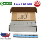 6 Boxes   3  1oz Black    3  1oz Gray Stick-on Adhesive Tape 54 Lbs Lead-free