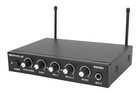 Rockville Rki60 Dual Uhf 8 Chan Wireless Microphone Karaoke Interface mic Mixer