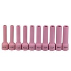  Tig Alumina Nozzle Ceramic Cups Extra Long 53n61s 8xxl Assorted Size 10pcs