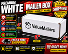 6x4x4 White Corrugated Shipping Mailers Packing Box Boxes Folding 50 100 To 1000