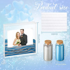 Roowest Sand Ceremony Kit For Wedding Includes Clear Acrylic Unity Sand Ceremony
