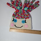 Colorful Hand Crochet Hat Lalaloopsy Doll Warm Girl Beanie Hat For Winter 