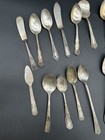 Vintage Silverware Lot Tarnished Flatware Utensils Mixed Lot 21 Piece