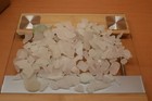 Sea Beach Glass Lot Wave Tumbled White Genuine 10 Ounce   285 Gram Approx  180