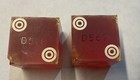 Vintage 50   s Era Las Vegas Dunes Casino Dice  Red With Bulls Eye Pips