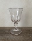 19th Century Antique Panel Cut Hand Blown Absinthe Glass    