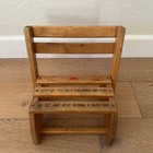 Vintage 1950s Wooden Child   s Step Stool   Chair