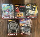 Hot Wheels Marvel Complete 5 Car Set 2017 Real Riders 1 64 Diecast