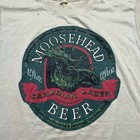 Vintage 80s Moosehead Canadian Beer Moose Is Loose Paper Thin Shirt Size Large