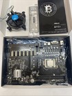 Asrock H110 Pro Btc  Ai Rig Motherboard   Intel G3930 Cpu   Cooler    