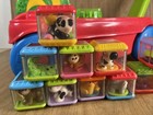 2003 Fisher Price Peek A Boo Blocks   Activity Wagon W 16 Blocks Toy Tested